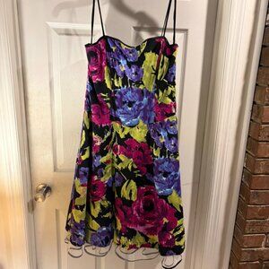monet flowers dress